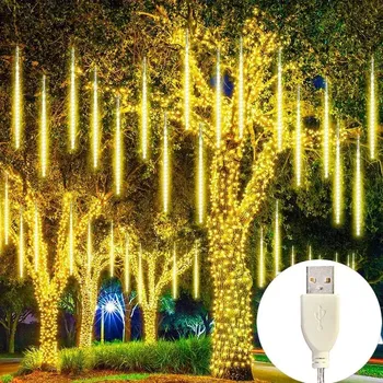 Venkovní osvětlení Venkovní dekorativní osvětlení LED řetěz s visacími světly | Venkovní Dekorace Zahrada - Teplý