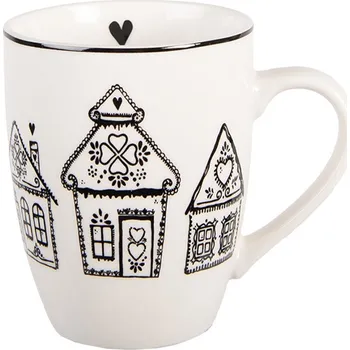 Hrnek s perníkovými chaloupkami Gingerbread Bliss - 12*8*10 cm / 300 ml