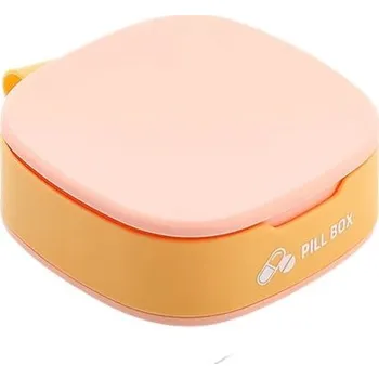 Dávkovač léků Mini cestovní dávkovač léků na tablety a vitamíny | dávkovač léků, cestovní organizér - Č. 2