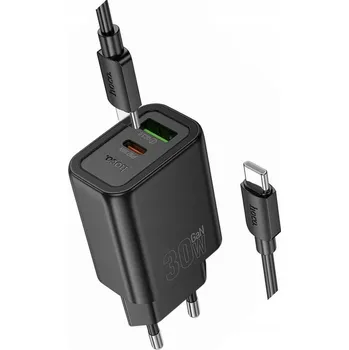 Rychlá USB-C GaN 30W nabíječka s kabelem pro Motorola Moto G85 5G