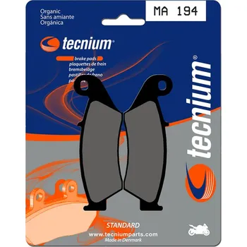 Nářadí na motocykly Brzdové destičky TECNIUM Street Organic - MA194 MA194