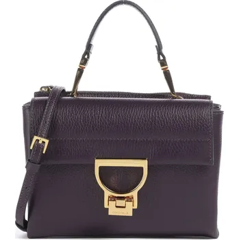 Coccinelle Arlettis - Kabelka přes rameno v švestková, kůže, 235263 | Kabelky pro ženy & muže