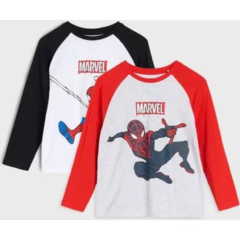 Sinsay - 2 balení triček s dlouhým rukávem Spider-Man - vícebarevná - 032FC-MLC - 032FC-MLC-134