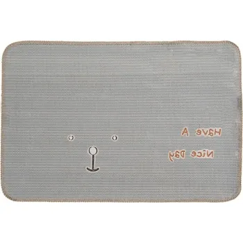 Koupelnová předložka Béžová koupelnová předložka s medvídkem Bear - 58*38*1 cm