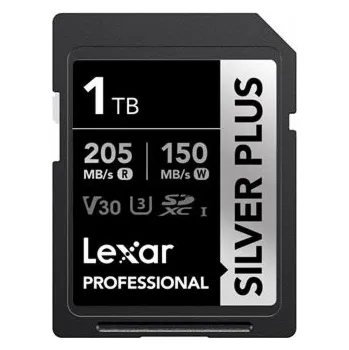 Paměťová karta Lexar paměťová karta 1024GB Professional SILVER PLUS SDXC™ UHS-I, čtení/zápis: 205/150MB/s