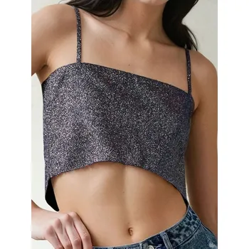 Sinsay - Crop top na ramínka - vícebarevná - ZB953-MLC - ZB953-MLC-XL