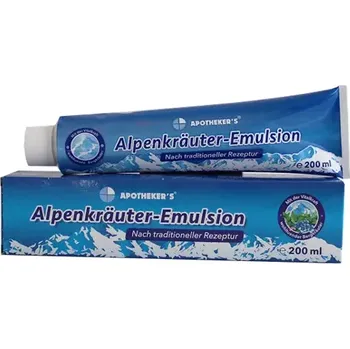 Kosmetika na nohy Alpenkräuter-Emulze bylinná emulze s alpskými extrakty – 200 ml