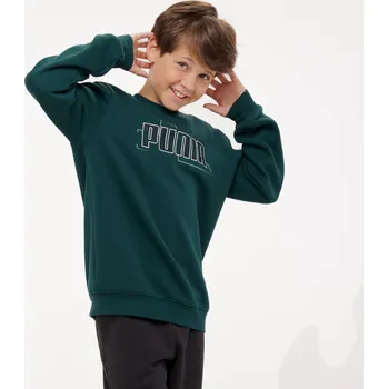 Dámská mikina PUMA Dětská mikina 15 LET ZELENÁ