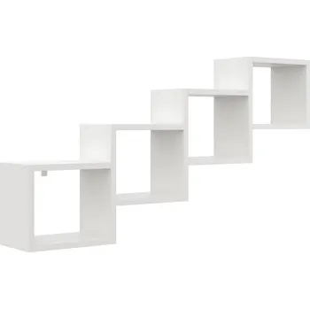 police Police na stěnu RIPIANO 109×57 bílá