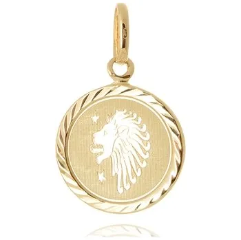 Přívěsek Přívěšek znamení Lev ze žlutého zlata ZZ1419LEVF + dárek zdarma