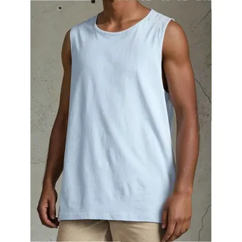 Pánské tričko Sinsay - Tank top - modrá - 805ED-05X - 805ED-05X-L