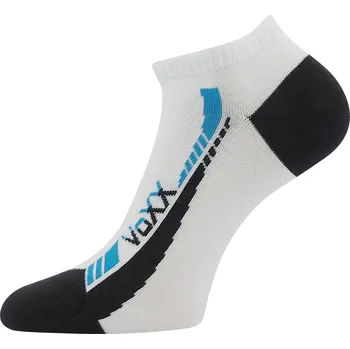 Pánské oblečení VOXX Ponožky krátké slabé REX 19 bavlněné BÍLÉ (3&nbsp;páry) 43-46 125600