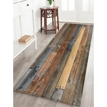 Koupelnová předložka Interiérová předložka s 3D potiskem 60x120cm - Prkna vícebarevná