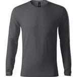MALFINI Pánské tričko s dlouhým rukávem Brave - Světlá antracitová | L