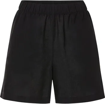 Dámské kraťasy esmara® Dámské šortky s podílem lnu (černá, 38)