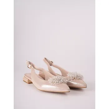 Dámské sandále EPICA dámské lodičky béžové se zlatými detaily