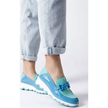 Dámské mokasíny WONDERS SIMA dámské mokasíny na platformě LAGOON/SEA