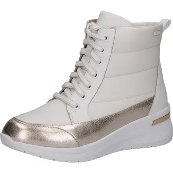 Dámská zimní obuv Caprice dámské kotníkové bílé boty zlaté nepromokavé 37