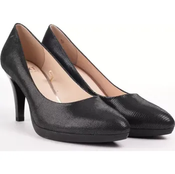 Dámské lodičky CAPRICE reptile dámské lodičky černé