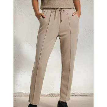 Sinsay - Kalhoty s příměsí viskózy - hnědá - 793EX-84X - 793EX-84X-L