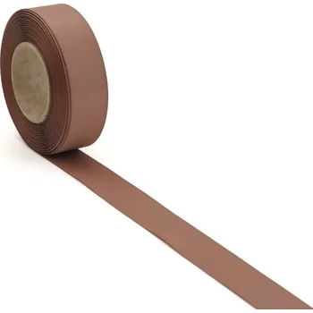 Stuha Atlasová stuha, matná 24 mm Mocca mousse