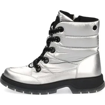 Dámská zimní obuv CAPRICE dámské kotníkové boty stříbrné