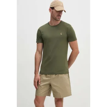 Pánské oblečení Bavlněné tričko Polo Ralph Lauren, S, zelená, 91X
