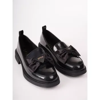Dámské mokasíny EPICA dámské mokasíny černé lakované