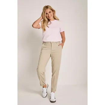 Dámské kalhoty PARAMI CINDY dámské kalhoty světle olivové nad kotník