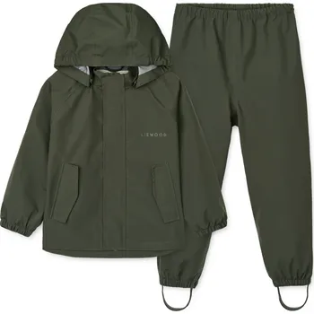 Pláštěnka LIEWOOD Set do deště Pedia - Hunter green Velikost: 104
