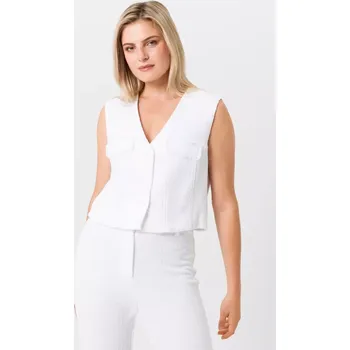 Dámská vesta TUZZI POOLSIDE GLAMOUR dámská vesta bílá krátká