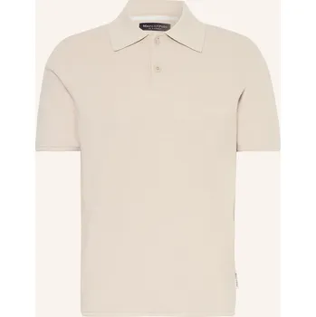 Pánská košile Marc O'polo Pánská Úpletová Polokošile Regular Fit, šedá, M