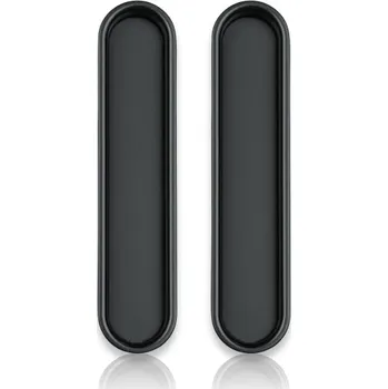 Dveřní kování Cobra mušle pro posuvné dveře bez otvoru oválná M101 (černá)