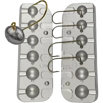 FORMA NA JIGOVÉ HLAVY 13-40G+GUMOVÁ BARVA GRÁTIS (Forma na olovo na jigové hlavy )