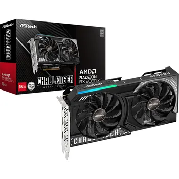 Grafická karta ASRock AMD Radeon RX 9060 XT Challenger 16 GB OC (90-GA5QZZ-00UANF)