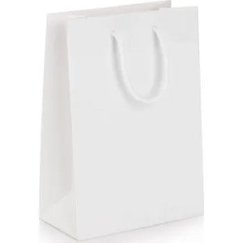 Dárková taška LUXUSNÍVLASY.CZ Dárková taška Velikost: Bílá 19 x 27 x 10 cm