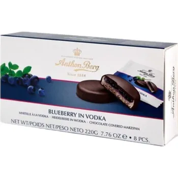 Cukrovinka Anthon Berg Blueberry In Vodka 220g