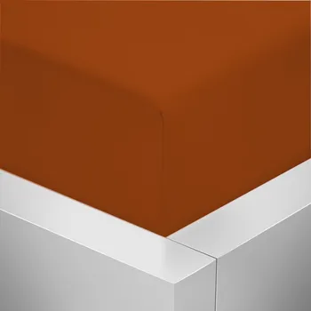 Prostěradlo Prostěradlo z mikrovlákna (180 x 200 cm) - Cihlová