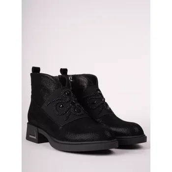 Dámská zimní obuv EPICA butterfly dámské kotníkové boty černé