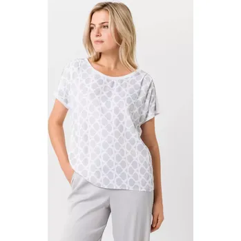 TUZZI POOLSIDE GLAMOUR dámské triko šedobílé