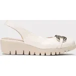 WONDERS GALE dámské sandály béžové lakované