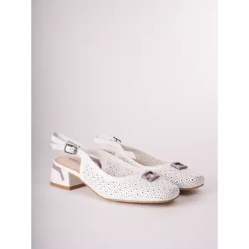 Dámské lodičky KARISMA dámské lodičky prázdná pata bílé