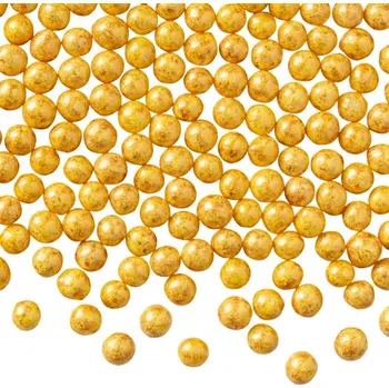 Jedlá dekorace na dort Perličky zlaté 40g