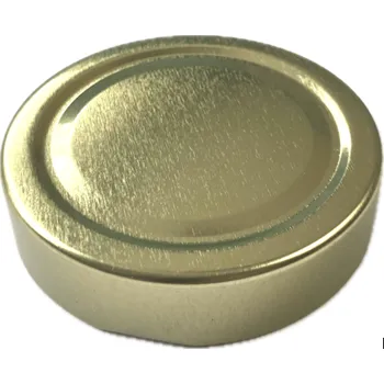 Víčko na zavařovací sklenici Tecnocap Víčko TO 70 zlaté E12 (světlejší) DDO (DEEP-DEEP) paster R47