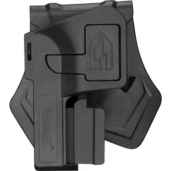 Sportovní střelba Amomax Opaskové polymerové univerzální pouzdro Per-Fit Gen 2 - černé