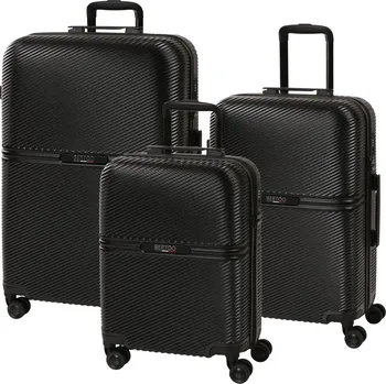 Cestovní kufr BERTOO Monza - černý set 3v1