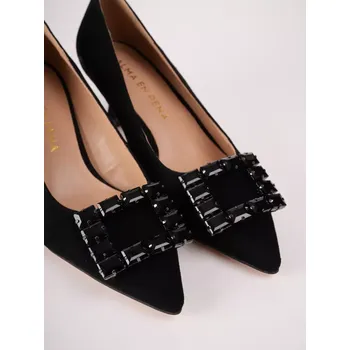 Dámské lodičky ALMA EN PENA dámské lodičky černé semišové