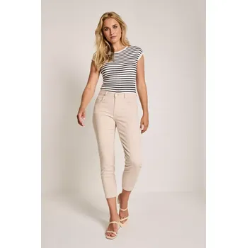 Dámské kalhoty PARAMI JIIL dámské kalhoty béžové 3/4