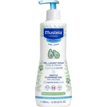 Šampon Mustela Jemný čist.tělový/vlasový gel 500ml repack