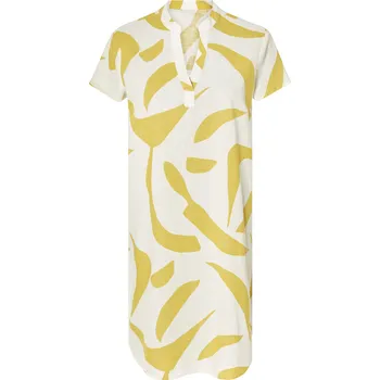 Dámské šaty esmara® Dámské lněné tunikové šaty (bílá, 34)